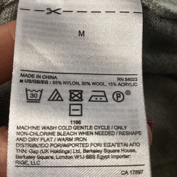 Banana Republic Gray Draped Cardigan Vest Duster sz M - Picture 8 of 8